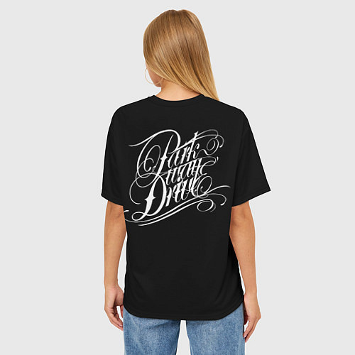 Женская футболка оверсайз Parkway Drive / 3D-принт – фото 4