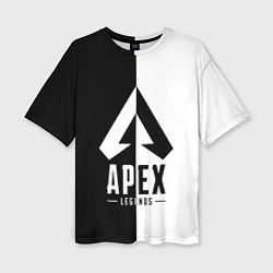 Женская футболка оверсайз Apex Legends: Black & White