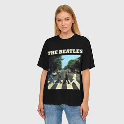 Футболка оверсайз женская The Beatles: Abbey Road, цвет: 3D-принт — фото 2