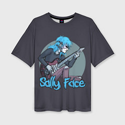 Футболка оверсайз женская Sally Face: Rock, цвет: 3D-принт