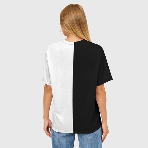 Женская футболка оверсайз Чёрный клевер / 3D-принт – фото 4