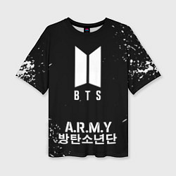 Женская футболка оверсайз BTS ARMY