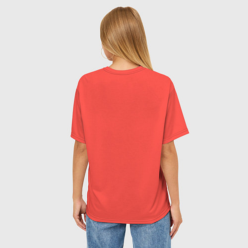 Женская футболка оверсайз Rasta Art / 3D-принт – фото 4