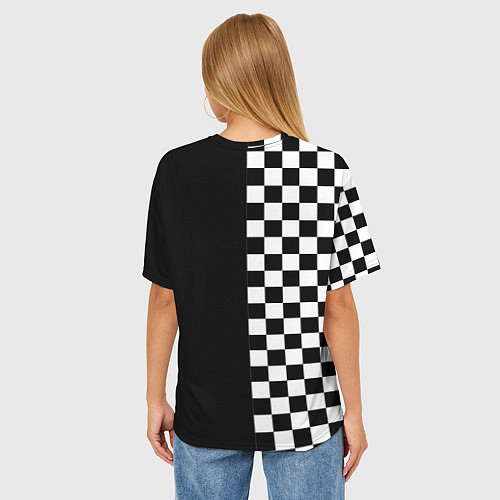 Женская футболка оверсайз Король и Шут / 3D-принт – фото 4