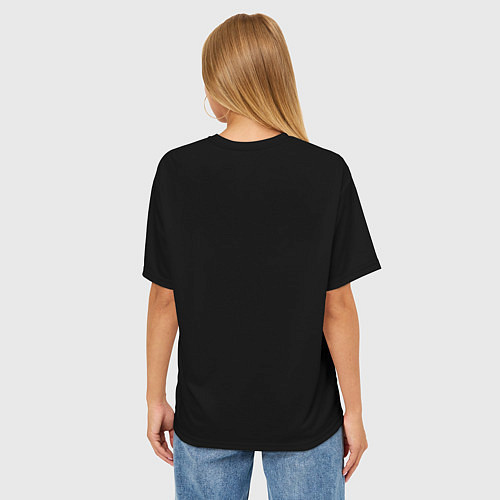 Женская футболка оверсайз Louna / 3D-принт – фото 4