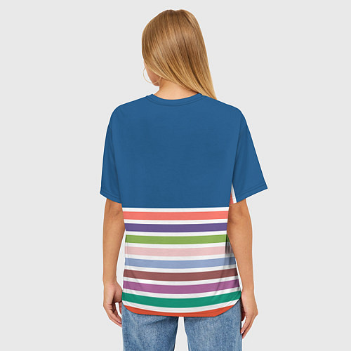 Женская футболка оверсайз Pantone цвет года с 2012 по 2020 гг / 3D-принт – фото 4