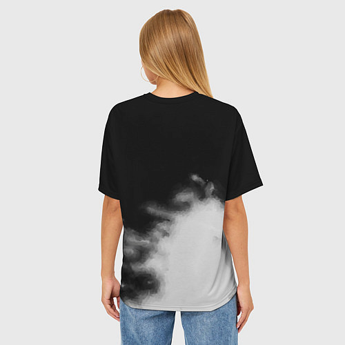 Женская футболка оверсайз Fencing is the art / 3D-принт – фото 4