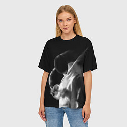 Футболка оверсайз женская Fencer, цвет: 3D-принт — фото 2