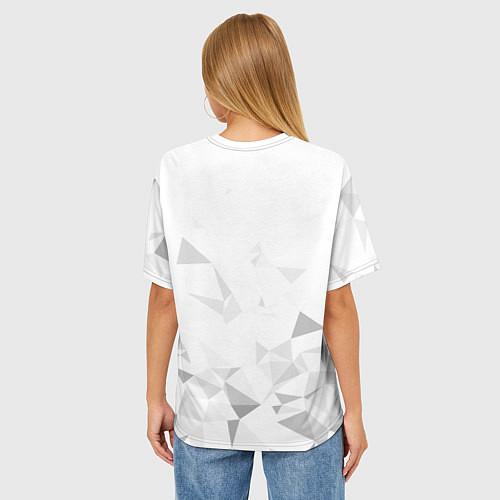 Женская футболка оверсайз PORTAL / 3D-принт – фото 4