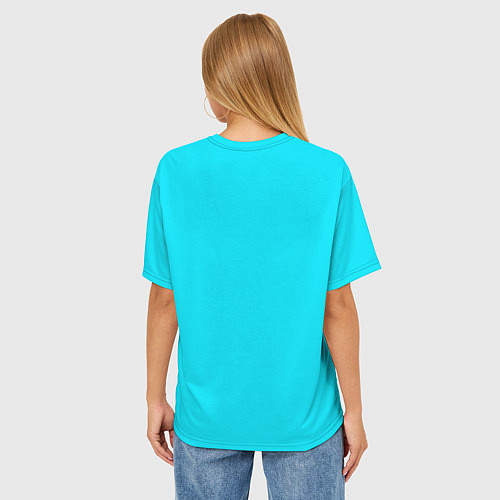 Женская футболка оверсайз Гоку / 3D-принт – фото 4