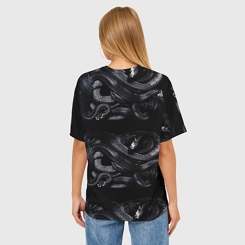 Женская футболка оверсайз Los Angeles LakersKobe Bryan / 3D-принт – фото 4