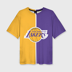 Женская футболка оверсайз LA LAKERS