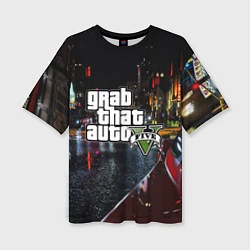 Женская футболка оверсайз Grand Theft Auto V