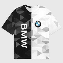 Футболка оверсайз женская BMW, цвет: 3D-принт