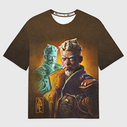 Футболка оверсайз женская Zane Flynt, цвет: 3D-принт