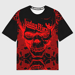 Футболка оверсайз женская Judas Priest, цвет: 3D-принт