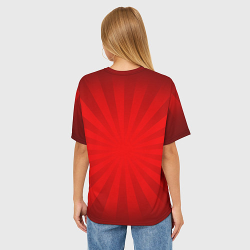 Женская футболка оверсайз ROBLOX / 3D-принт – фото 4