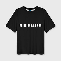 Женская футболка оверсайз Minimalism