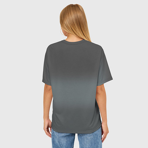 Женская футболка оверсайз КОРГИ ПИЛОТ / 3D-принт – фото 4
