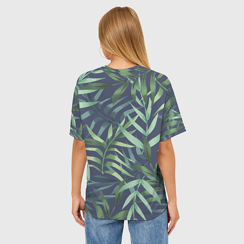 Женская футболка оверсайз Арт из джунглей / 3D-принт – фото 4