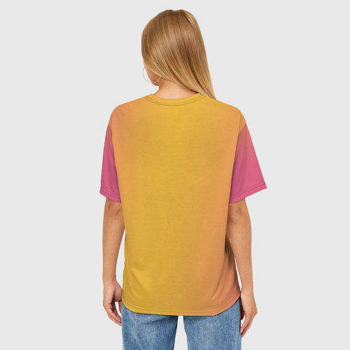 Женская футболка оверсайз Харли Квин / 3D-принт – фото 4