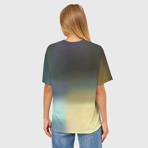Женская футболка оверсайз 10 ДОКТОР / 3D-принт – фото 4