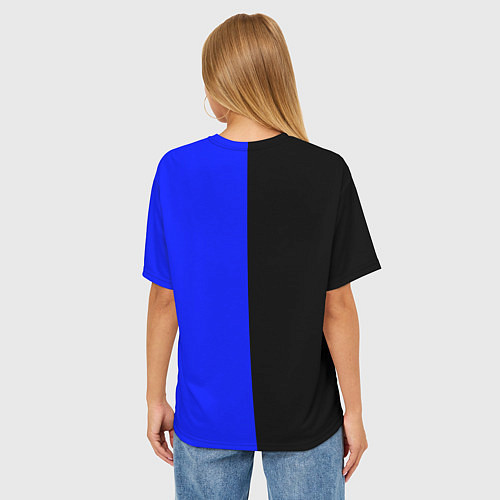Женская футболка оверсайз SUBARU / 3D-принт – фото 4