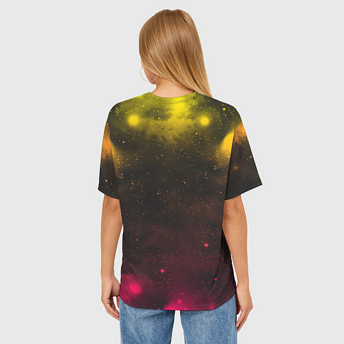 Женская футболка оверсайз Приключения ДжоДжо / 3D-принт – фото 4