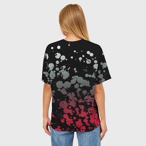 Женская футболка оверсайз Приключения ДжоДжо / 3D-принт – фото 4