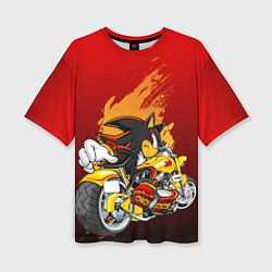 Футболка оверсайз женская Ёж Шедоу, цвет: 3D-принт