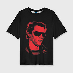 Женская футболка оверсайз The Terminator 1984