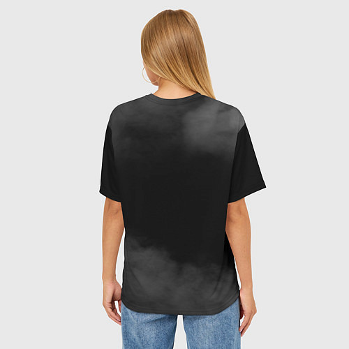 Женская футболка оверсайз SABATON / 3D-принт – фото 4