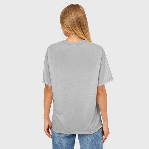 Женская футболка оверсайз Чумной доктор / 3D-принт – фото 4