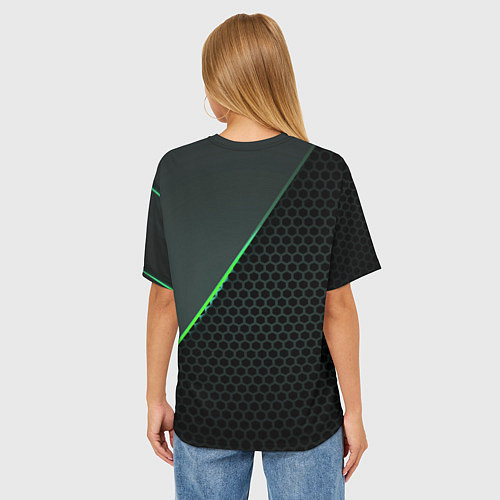 Женская футболка оверсайз Alfa Romeo / 3D-принт – фото 4