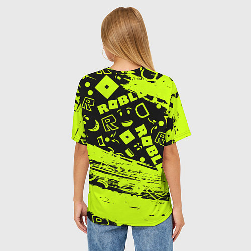Женская футболка оверсайз Roblox / 3D-принт – фото 4