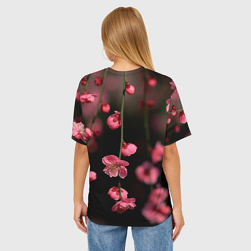 Женская футболка оверсайз Весна 2020 / 3D-принт – фото 4