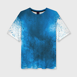 Футболка оверсайз женская СИНИЙ ДЫМ, цвет: 3D-принт