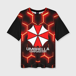 Футболка оверсайз женская UMBRELLA CORP, цвет: 3D-принт