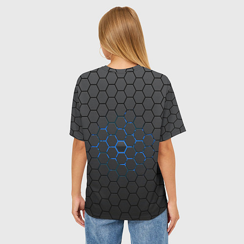 Женская футболка оверсайз BMW / 3D-принт – фото 4