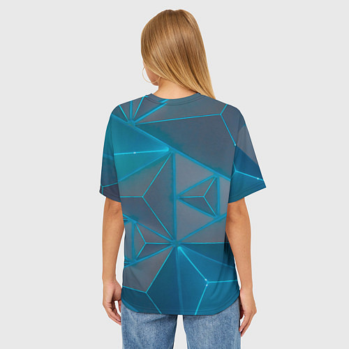 Женская футболка оверсайз MAZDA / 3D-принт – фото 4