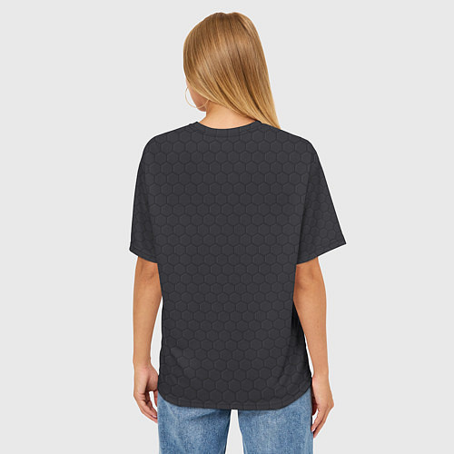 Женская футболка оверсайз CHEVROLET / 3D-принт – фото 4