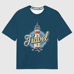 Женская футболка оверсайз Путешествие