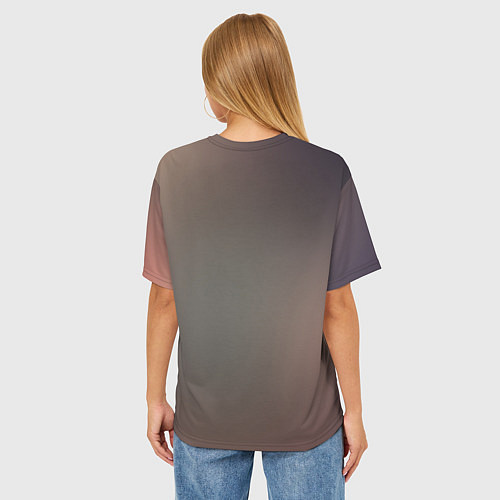 Женская футболка оверсайз Моя геройская академия / 3D-принт – фото 4