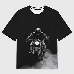Футболка оверсайз женская МОТОЦИКЛЫ, цвет: 3D-принт