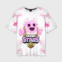 Женская футболка оверсайз Sakura Spike Brawl Stars