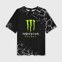 Футболка оверсайз женская MONSTER ENERGY, цвет: 3D-принт