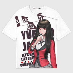 Женская футболка оверсайз Kakegurui