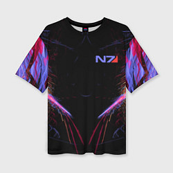 Женская футболка оверсайз N7 Neon Style