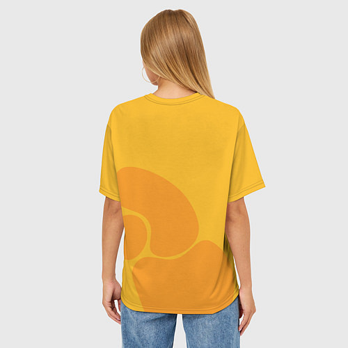 Женская футболка оверсайз Agatsuma / 3D-принт – фото 4