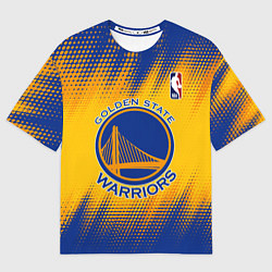 Футболка оверсайз женская Golden State Warriors, цвет: 3D-принт